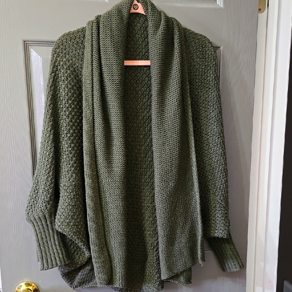 Women's Green Knit Sweater